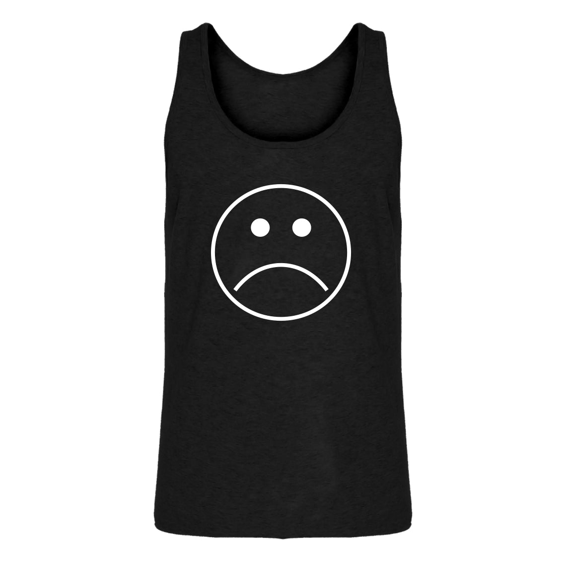 Mens Sad Face Jersey Tank Top