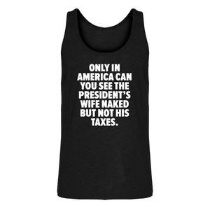 Mens Only in America Jersey Tank Top