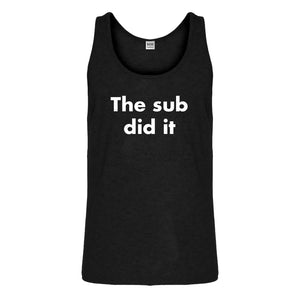 Tank The Sub Did it Mens Jersey Tank Top