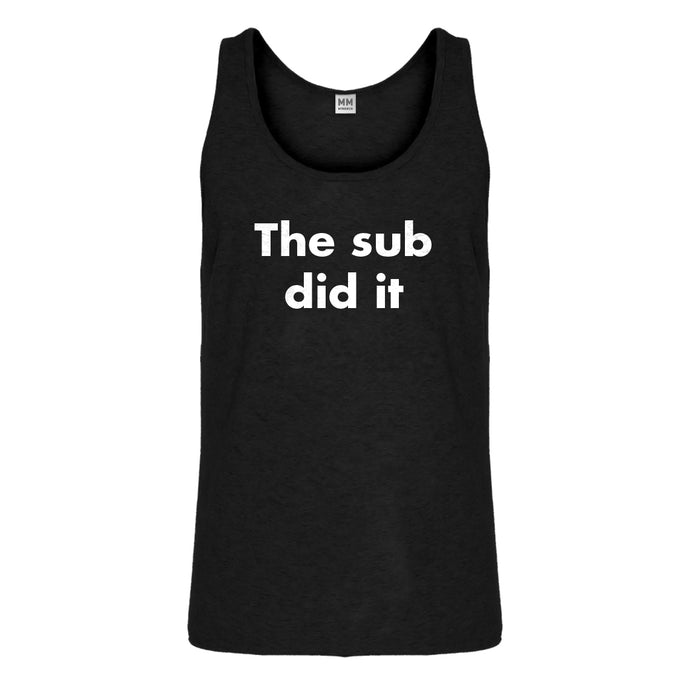 Tank The Sub Did it Mens Jersey Tank Top
