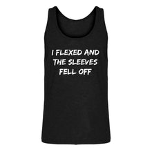 Mens I Flexed and the Sleeves Fell Off Jersey Tank Top