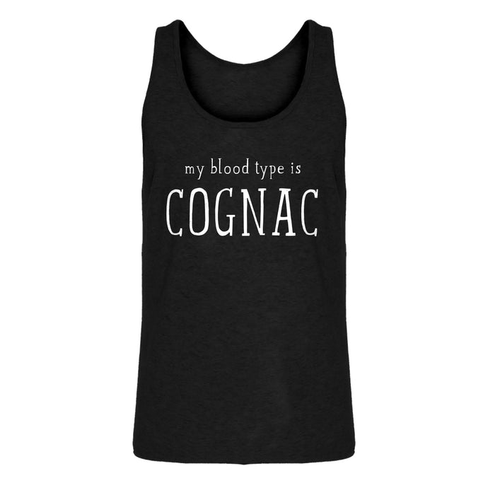Mens My Blood Type is Cognac Jersey Tank Top
