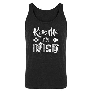 Tank Kiss Me I'm Irish Mens Jersey Tank Top