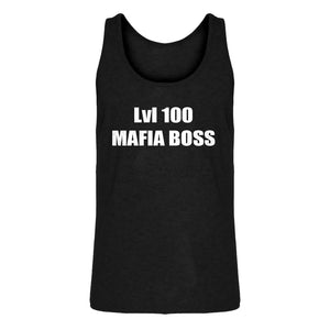 Mens Lvl 100 Mafia Boss Jersey Tank Top