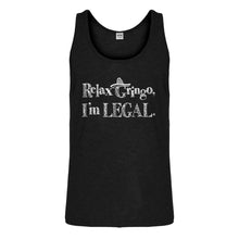 Tank Relax Gringo I'm Legal Sombrero Mens Jersey Tank Top