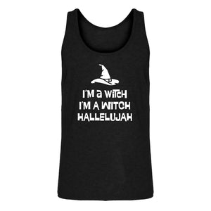 Mens Im a Witch Hallelujah Jersey Tank Top