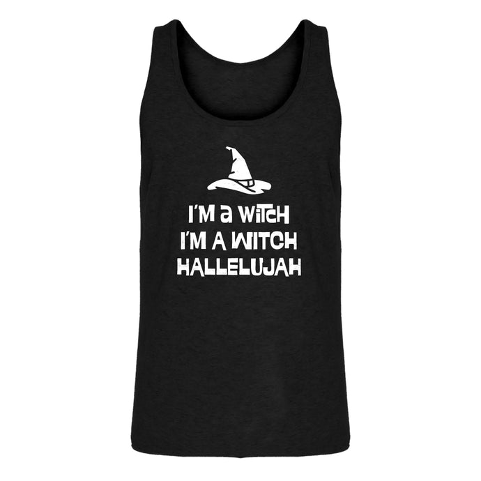 Mens Im a Witch Hallelujah Jersey Tank Top