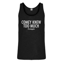 Tank Comey Knew Too Much Mens Jersey Tank Top
