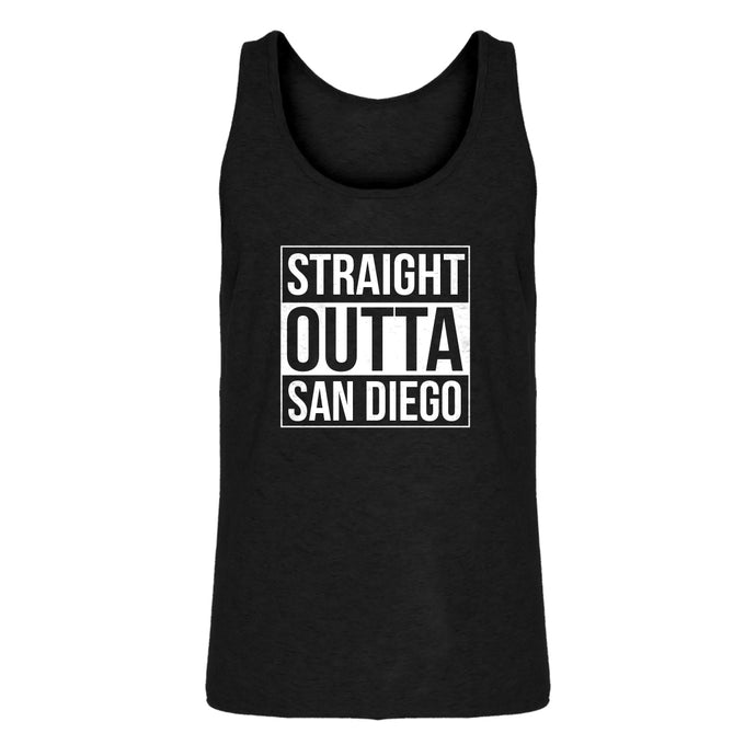 Mens Straight Outta San Diego Jersey Tank Top