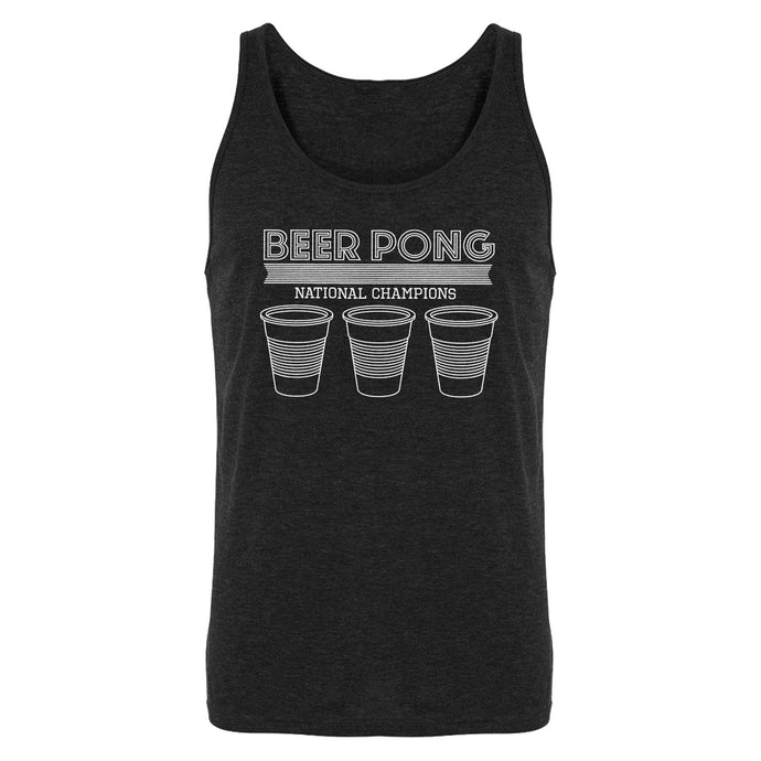 Tank Beer Pong National Champions Mens Jersey Tank Top