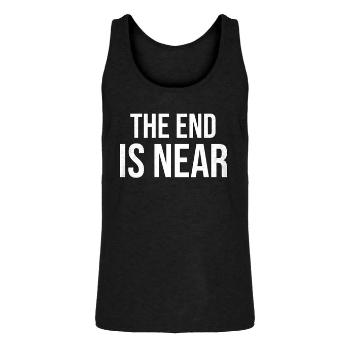 Mens The End is Near Jersey Tank Top