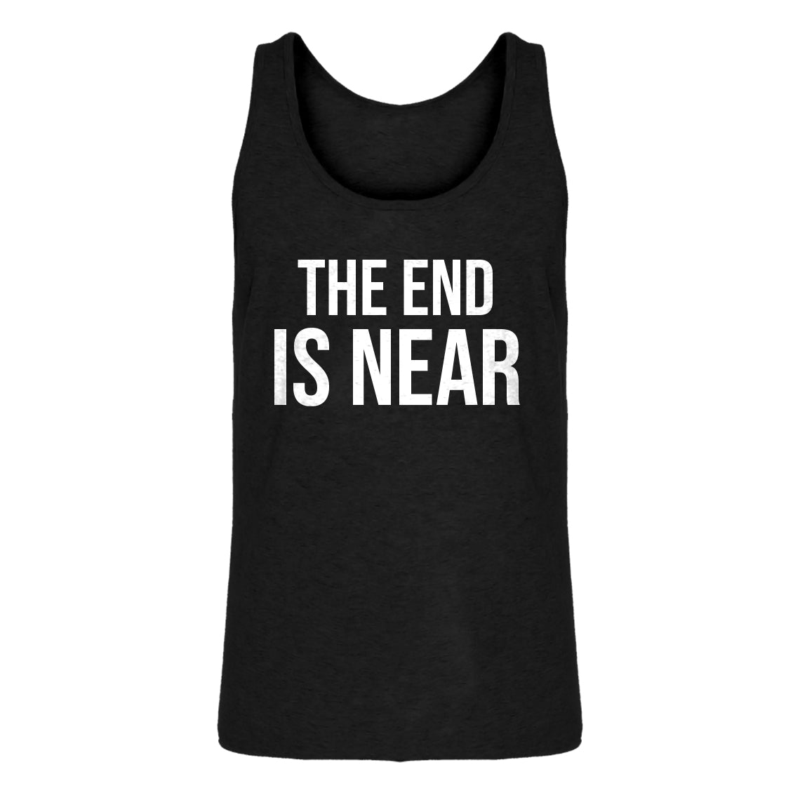Mens The End is Near Jersey Tank Top