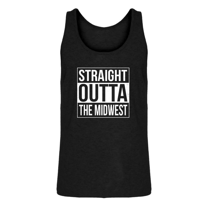 Mens Straight Outta the Midwest Jersey Tank Top