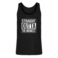 Mens Straight Outta the Midwest Jersey Tank Top