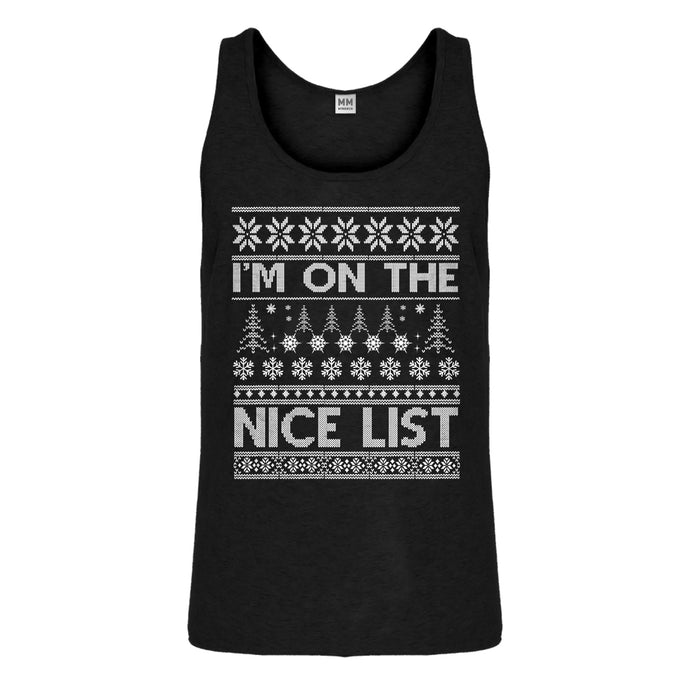Tank Im on the Nice List Mens Jersey Tank Top
