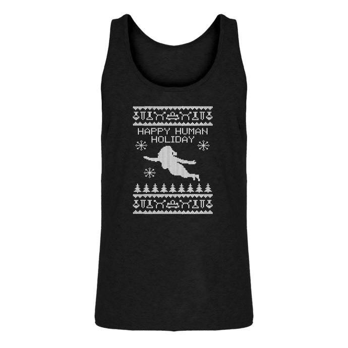 Tank Happy Human Holiday Mens Jersey Tank Top