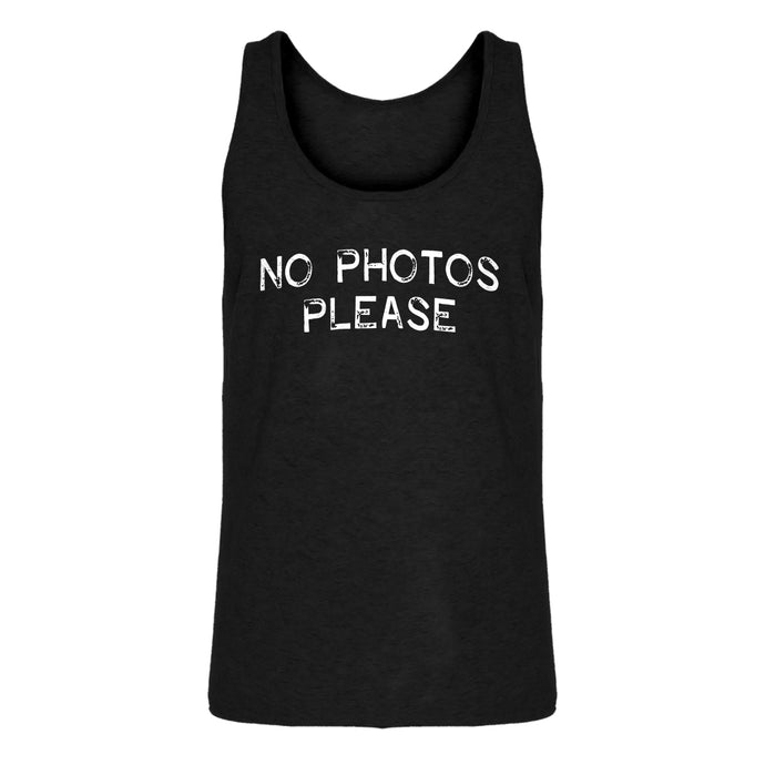 Mens No Photos Please Jersey Tank Top
