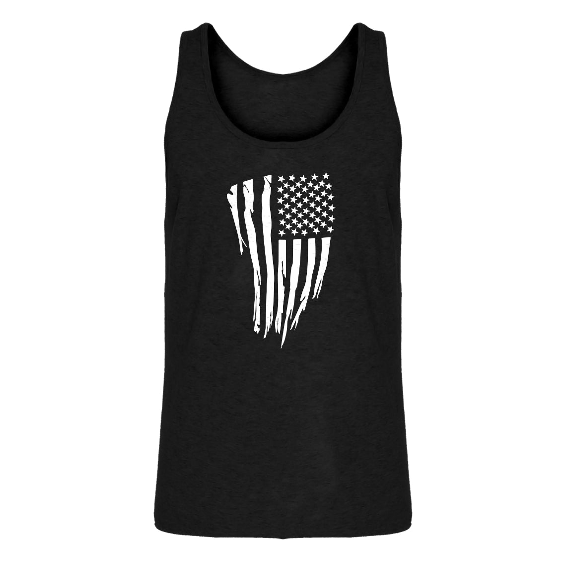 Mens American Flag Vertical Jersey Tank Top
