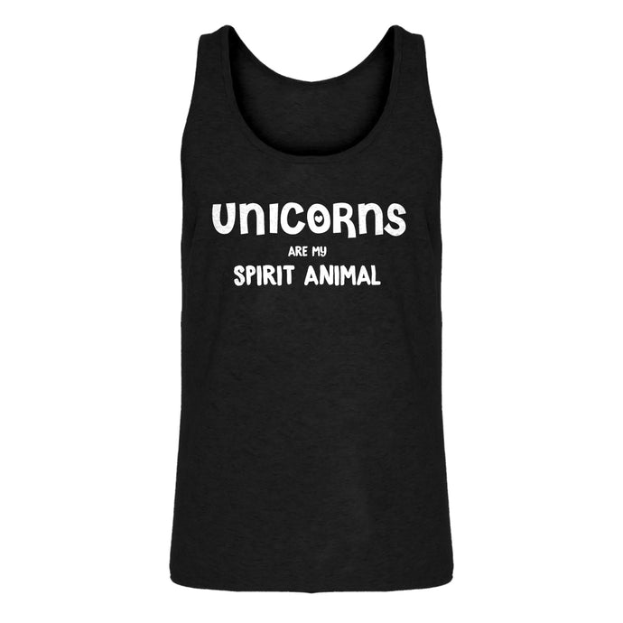 Mens Unicorns are my Spirit Animal Jersey Tank Top