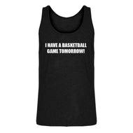 Mens Basketball Game Tomorrow Jersey Tank Top