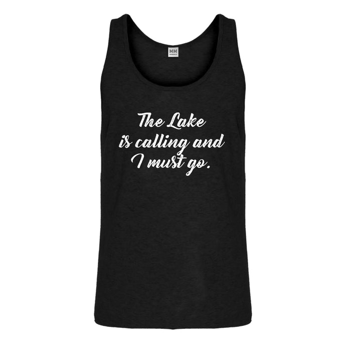 Tank The Lake is Calling and I must Go Mens Jersey Tank Top