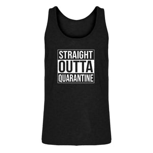 Mens Straight Outta Quarantine Jersey Tank Top