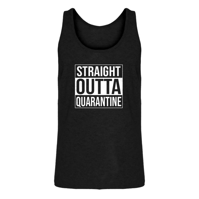 Mens Straight Outta Quarantine Jersey Tank Top