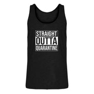 Mens Straight Outta Quarantine Jersey Tank Top