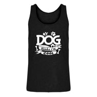 Mens My Dog Thinks I'm Cool Jersey Tank Top