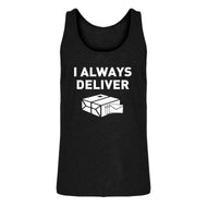 Mens I Always Deliver Jersey Tank Top