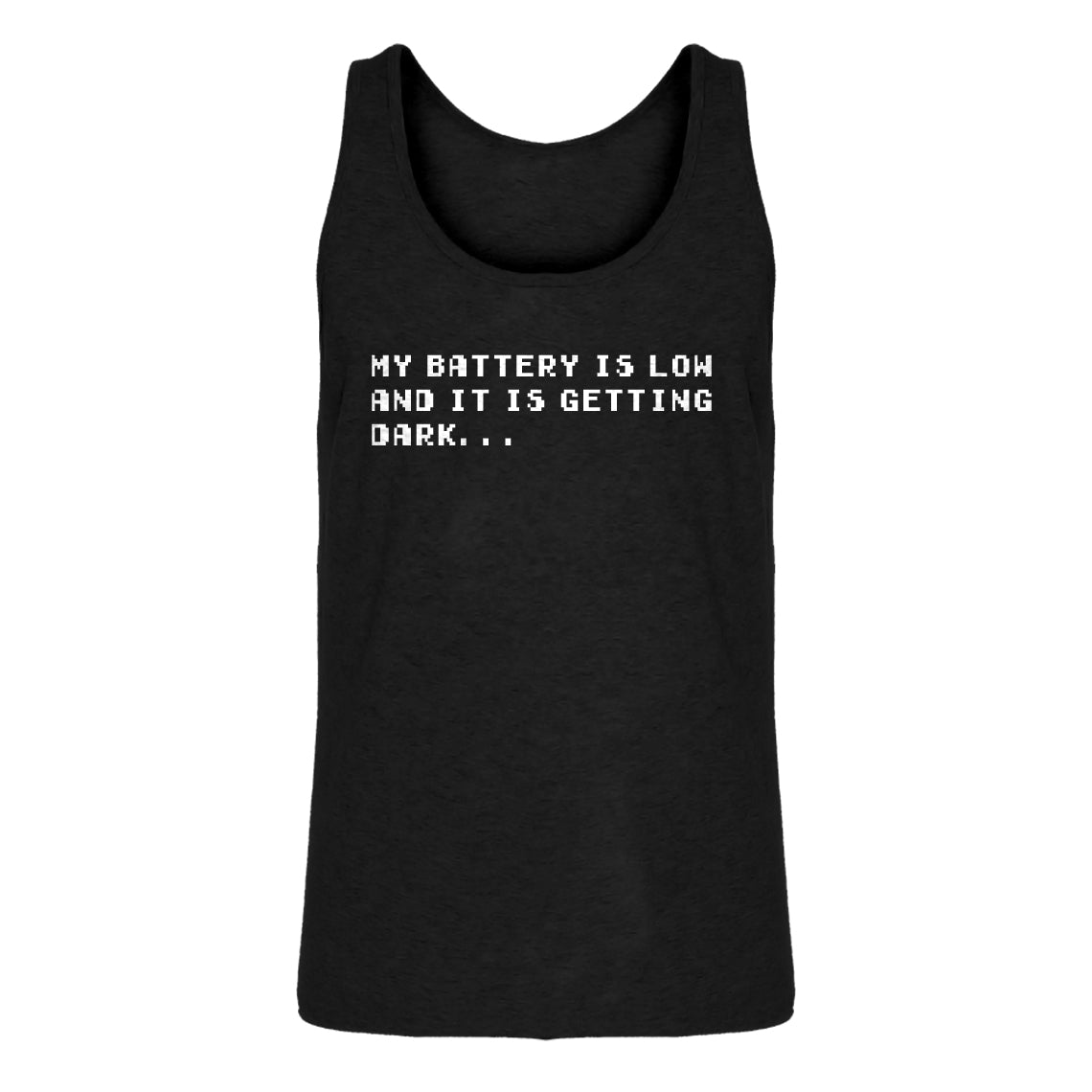 Mens Its Getting Dark Jersey Tank Top