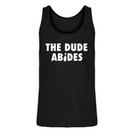 Mens THE DUDE ABIDES Jersey Tank Top