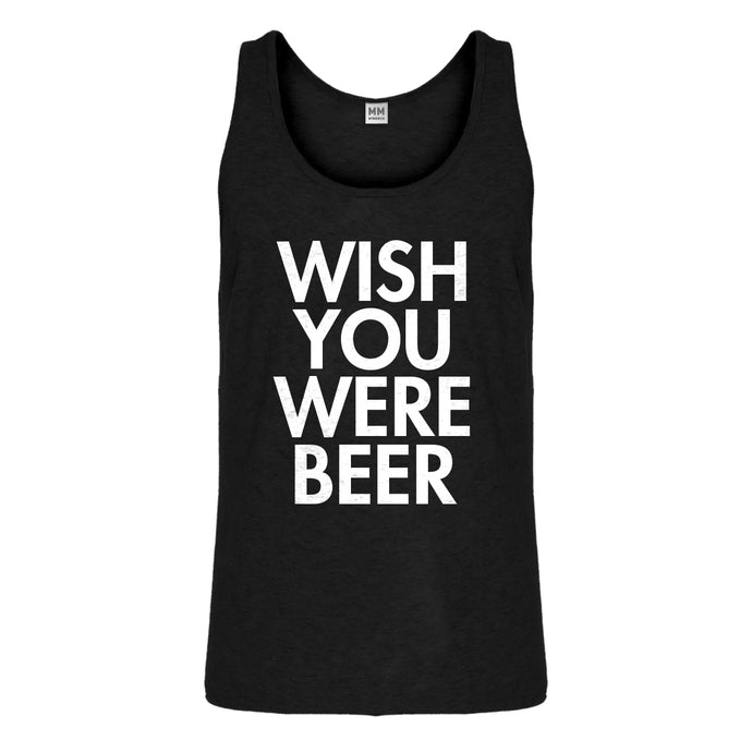 Tank Wish You Were Beer Mens Jersey Tank Top