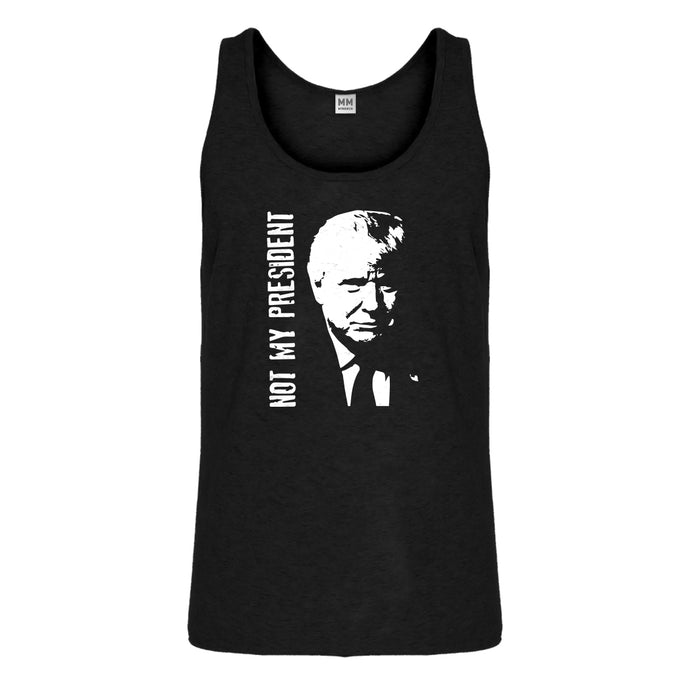 Tank Not My President Donald Trump Mens Jersey Tank Top