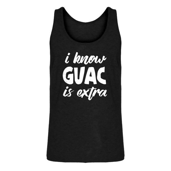 Tank I Know GUAC is extra Mens Jersey Tank Top