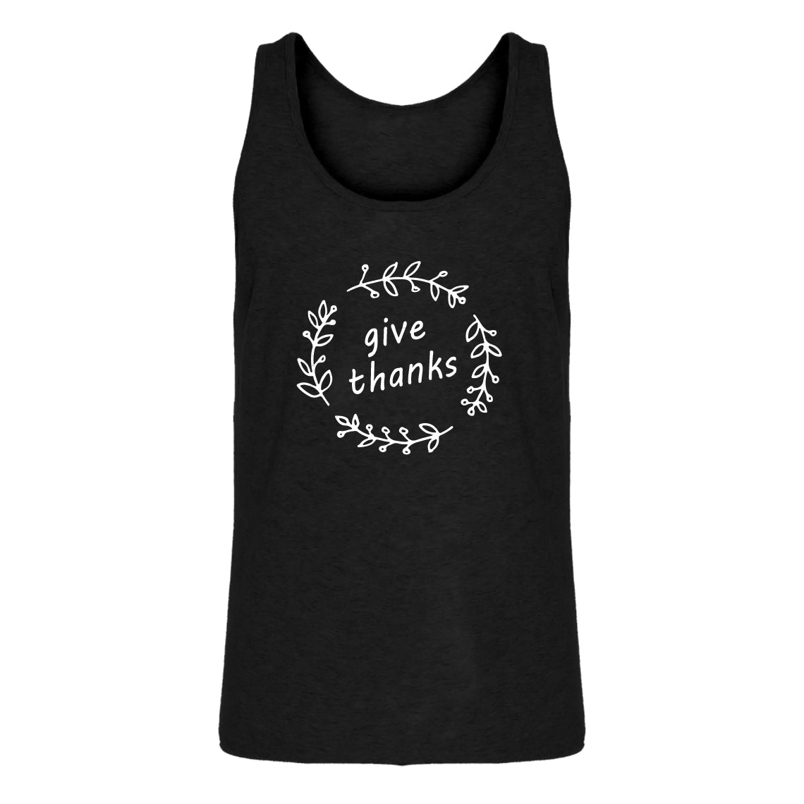 Mens Give Thanks Jersey Tank Top