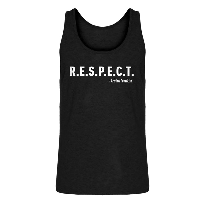 Mens RESPECT Jersey Tank Top