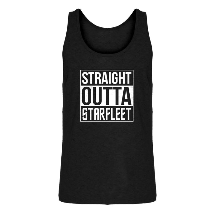 Mens Straight Outta Starfleet Jersey Tank Top
