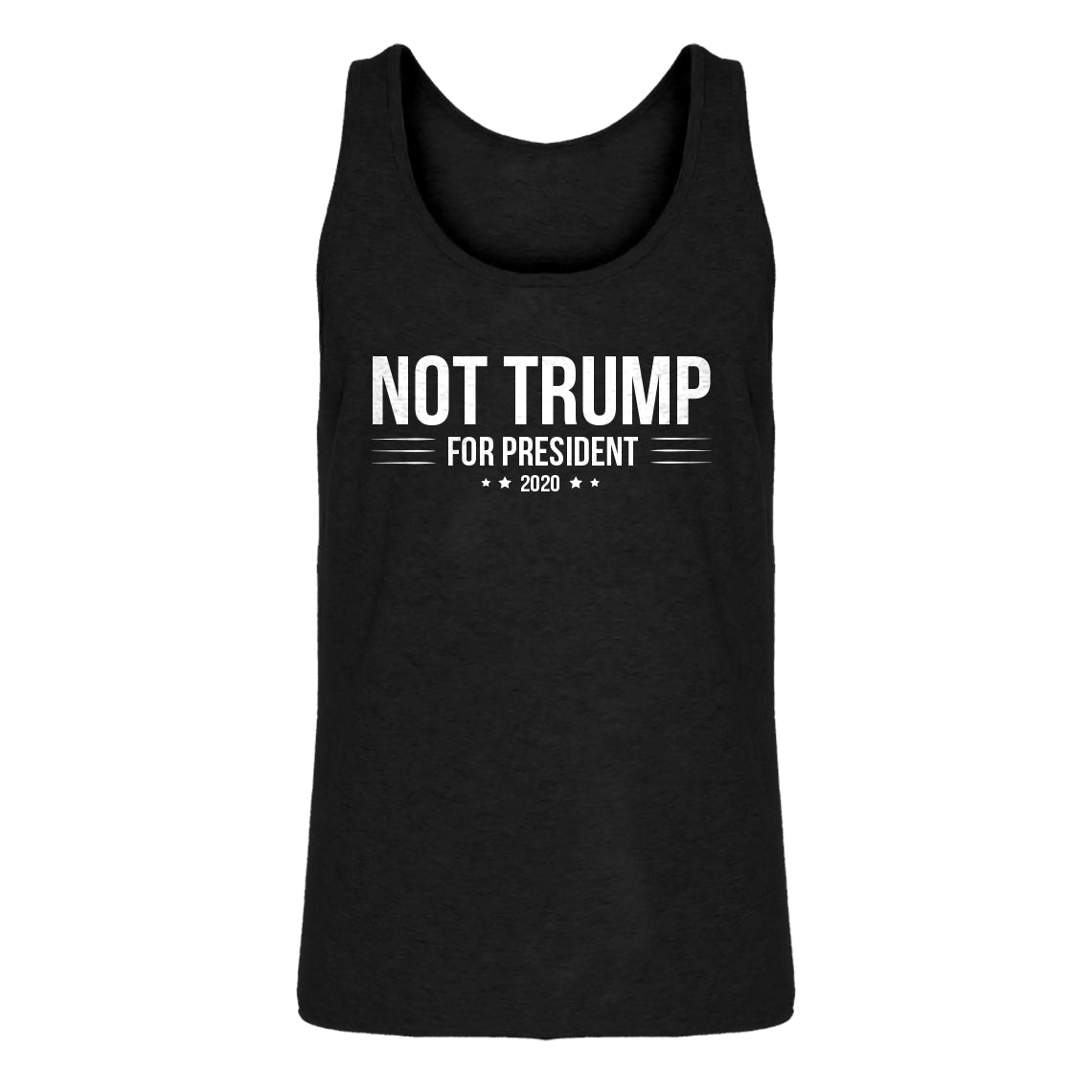 Mens NOT TRUMP for President 2020 Jersey Tank Top