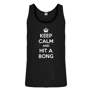 Tank Keep Calm and Hit a Bong Mens Jersey Tank Top