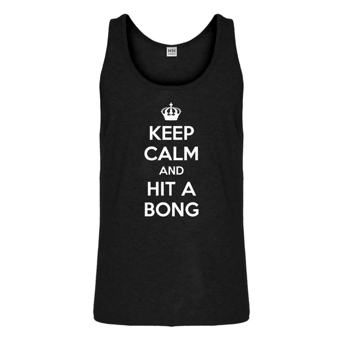 Tank Keep Calm and Hit a Bong Mens Jersey Tank Top