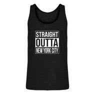 Mens Straight Outta New York City Jersey Tank Top
