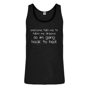 Tank Back to Bed Mens Jersey Tank Top