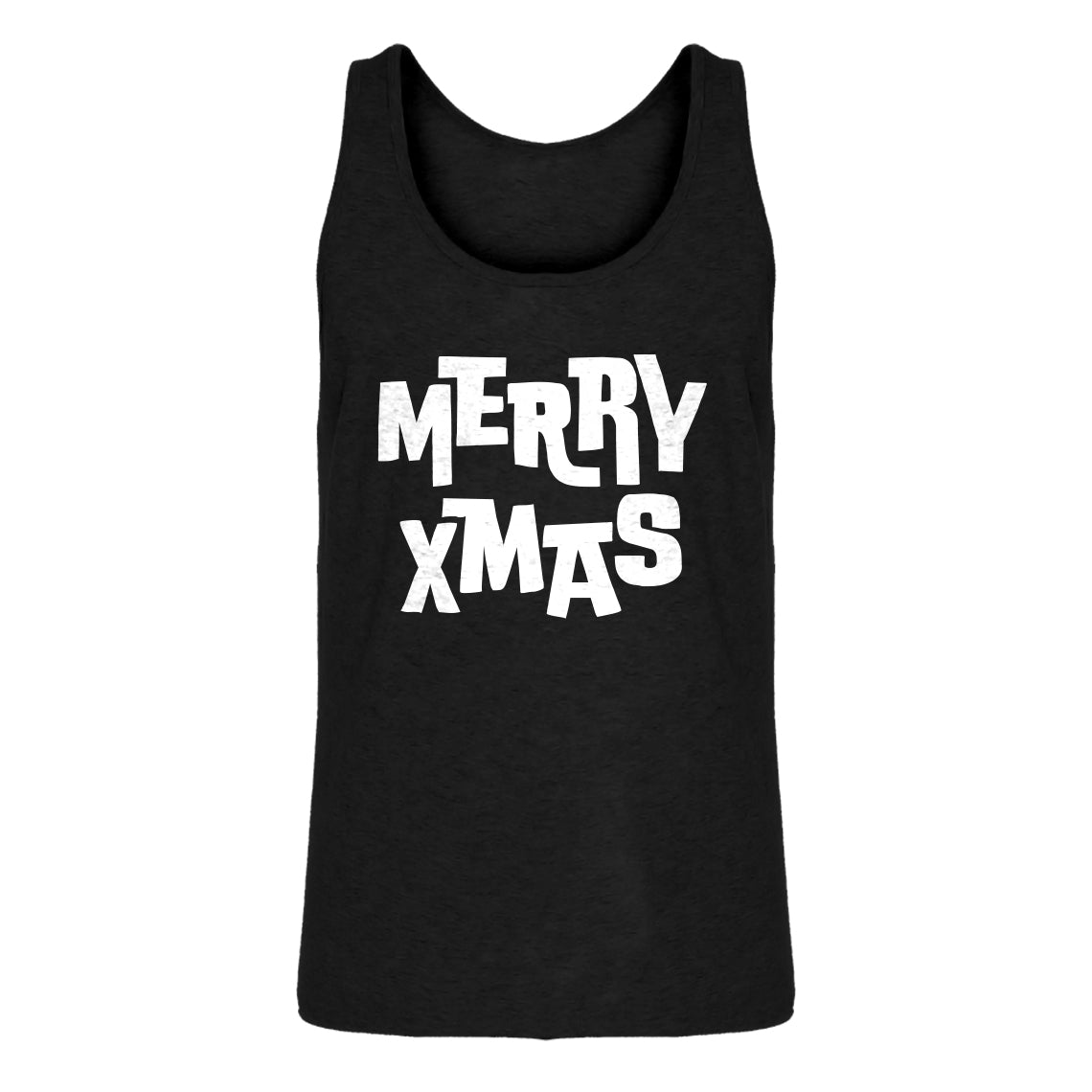 Mens Merry Xmas Jersey Tank Top