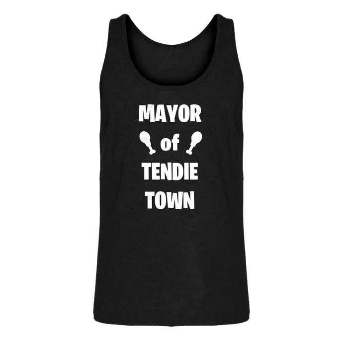 Mens Mayor of Tendie Town Jersey Tank Top