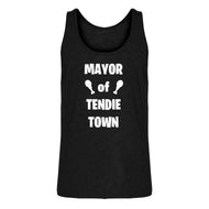 Mens Mayor of Tendie Town Jersey Tank Top