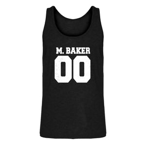 Mens M. BAKER 00 Jersey Tank Top