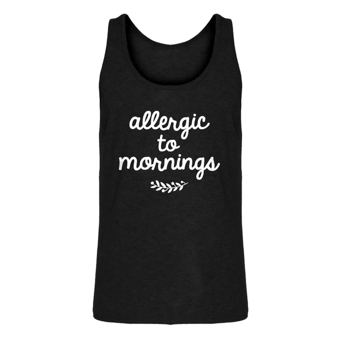 Tank Allergic to Mornings Mens Jersey Tank Top