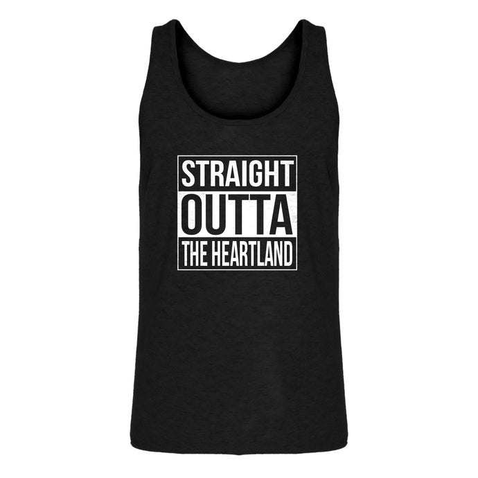 Mens Straight Outta the Heartland Jersey Tank Top