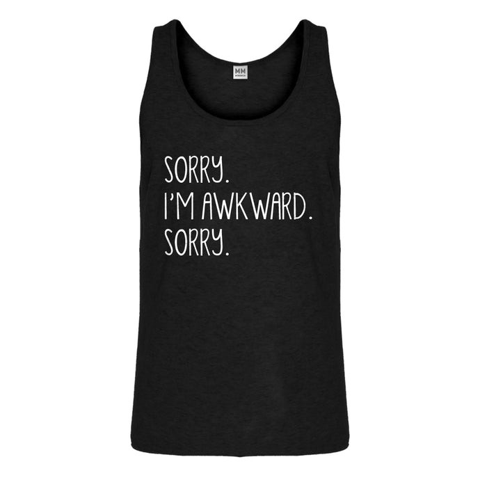 Tank Sorry I'm Awkward Sorry Mens Jersey Tank Top